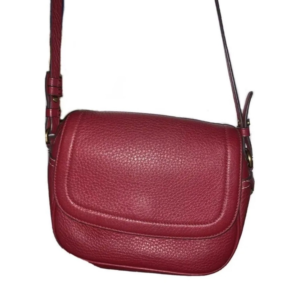 J. Crew Signet flap bag in Italian leather
